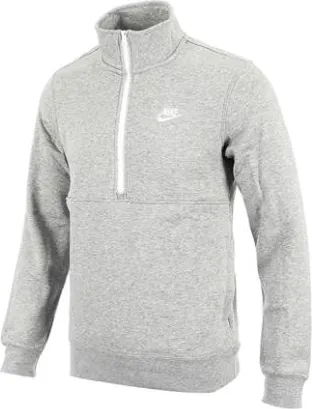 Nike Sportswear Club Fleece Half Zip Grey DD4733-066