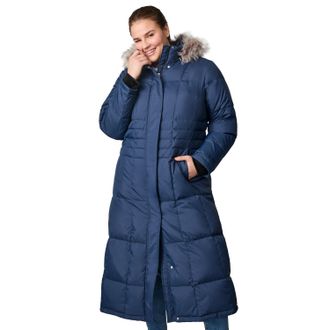 Free Country Womens Plus Size Full Length Splendor Down Jacket