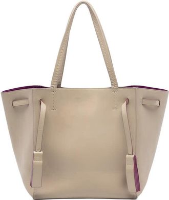 Celine Pre-owned Celine Small Leather Phantom Cabas Tote Ladies S-CU-3166