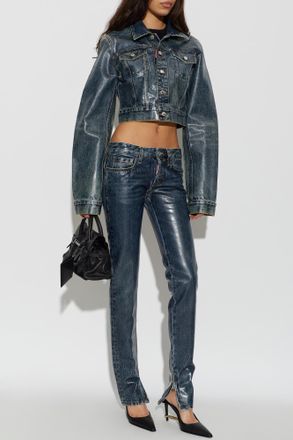Dsquared2 Skinny Jeans, Womens, Navy Blue