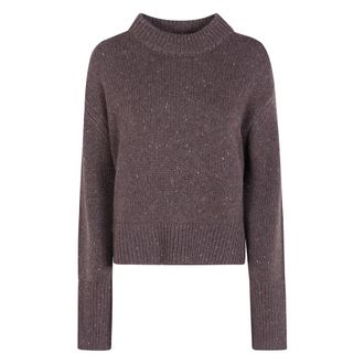 Lisa Yang Dames, Truien, Bruin, Maat: S Nylon