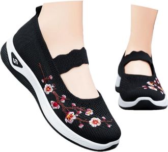 Generic Orthopedic Shoes for Women Womens Comfort Walking Shoes Trainers for Women Wide Fit Wedge Walking Sneakers Casual Fashion Non Slip Walking Lightweight