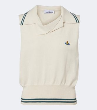 Vivienne Westwood Doubletake cotton and cashmere polo shirt