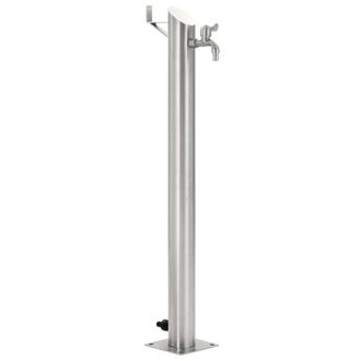 vidaXL Vidaxl - Columna De Agua De Jard&iacute;n Acero Inoxidable Redonda 95 Cm