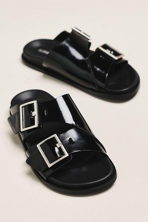 Alohas Alba Double Buckle Slide Sandals
