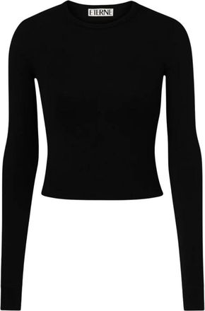&Eacute;terne Long Sleeve Thermal - Dames - Longsleeves - Zwart - XS - Katoen - Tops