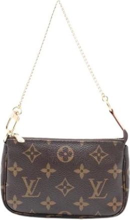 Louis Vuitton Pre-owned Mini Bags, female, Brown, Size: ONE SIZE Pre-owned Mini Pochette Accessoires
