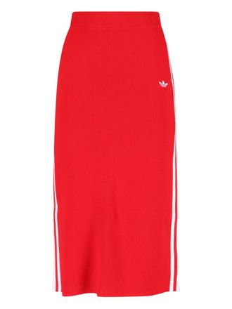adidas Adicolor 3-Stripes rok - Rood