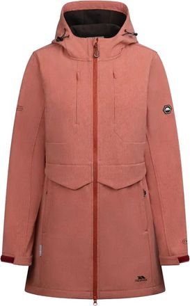 Trespass Womens/Ladies Aylmer Soft Shell Jacket (Burnt Sienna Marl) - Orange - Size Small