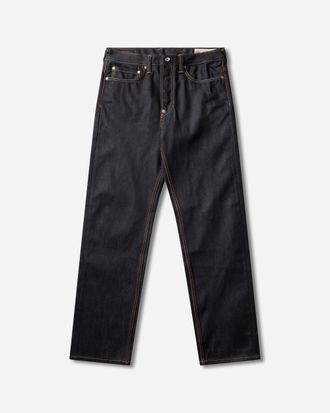 Evisu Men s Seagull Print Pockets Jeans Raw Indigo