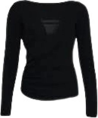 Elisabetta Franchi Maglia donna - Dames - Longsleeves - Zwart - L - Tops