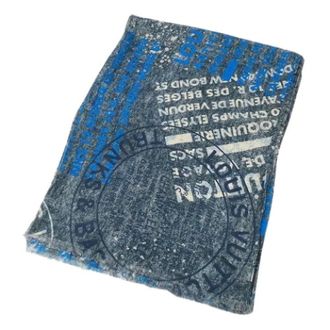 Louis Vuitton Pre-owned Vintage Sjaal - unisex - Pre-owned - Blauw - Maat: ONE Size Katoen