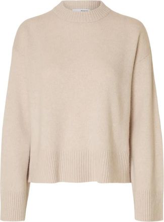 Selected Jersey de mezcla de cachemira - Knitwear - Mujer - Gris - S