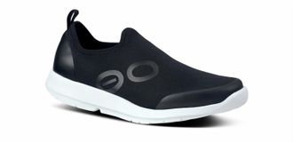 Oofos Womens Oomg Sport Low Shoe In White/black