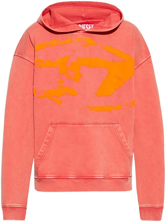 Diesel Herren Kapuzenpullover S-boxt-Hood – Logo-Sweatshirt Aus Bio-Baumwolle & Polyester | Nachhaltig, Bequem, Casual Style