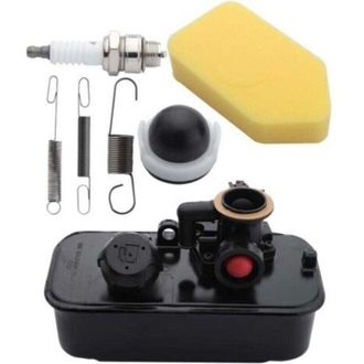 OEM Carburador Y Dep&oacute;sito De Combustible Para Briggs And Stratton Con Buj&iacute;as, Muelles, Filtro De Aire, Bombilla De Cebado 795469 794147 498809 795477 4944
