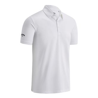 Callaway Heren Swing Tech Solid Colour Polo Shirt (Helder wit)