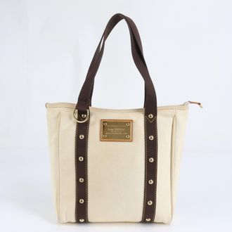 Louis Vuitton Ecru Handbag Shoulder Bag Tote Bag (Pre-Owned)