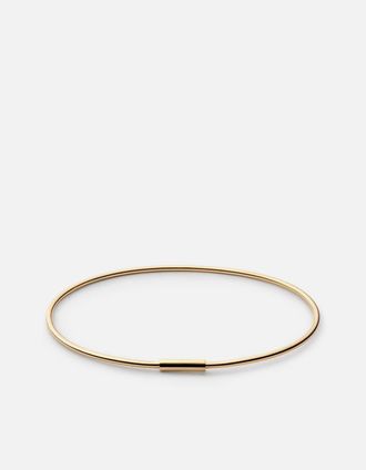 Miansai Womens Medium Cooper Cuff Bracelets In Gold Vermeil