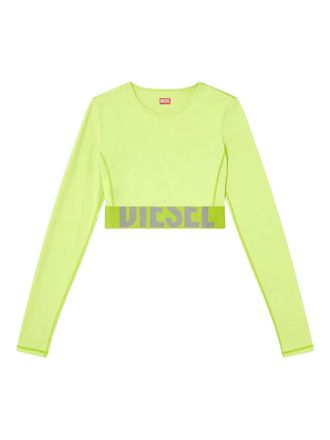 Diesel Melissa top - women - Polyamide/Elastane - M - Green
