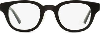 Moncler ML5157D rectangle-frame optical glasses - men - Acetate - One Size - Black