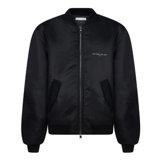 Ih Nom Uh Nit Bomber Jackets, male, Black, Size: XL Oversized Mask Bomber Jacket