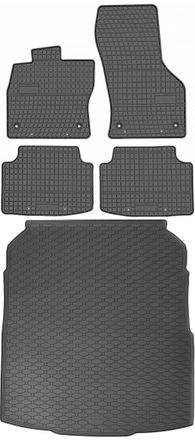 OEM Juego De Alfombrillas De Goma Para Coche Y Alfombrilla Para Maletero Para Vw Passat B8 Sed&aacute;n (2014)