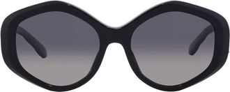 Tory Burch Kira Grey Gradient Polar Geometric Ladies Sunglasses TY7217U 1709T3 55