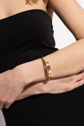 Coach Bracelet With Logo, Womens, Gold