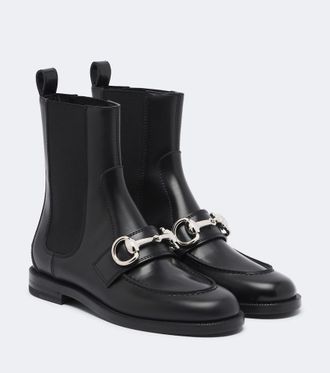 Gucci Botines Boulevard Horsebit de piel