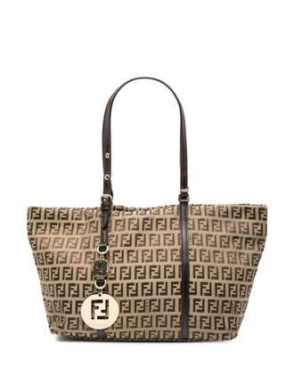 Fendi 2000-2010 Mini Zucchino Canvas Superstar tote bag - Brown