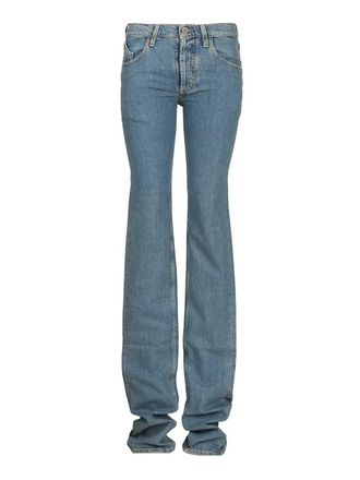 The Attico Denim Jeans Light Blue-Donna