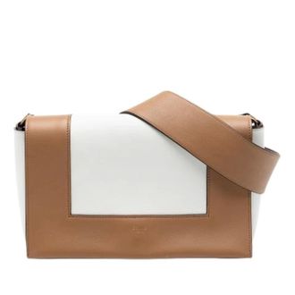 Celine Pre-owned Cross Body Bags, female, White, Size: ONE SIZE Pre-owned Frame Bag