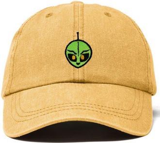 Dalix Duder Alien Dad Cap in Washed Gold at Nordstrom
