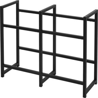 ML Design Estanter&iacute;a de acero antracita para cajas de bebidas