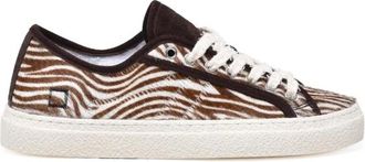 D.A.T.E. D.a.t.e., Schoenen, Dames, Veelkleurig, 37 EU, Leer, Sneaker Cavallino
