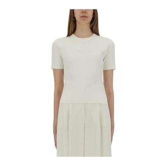 Max Mara Adelio Top - Dames - Tops - Wit - Maat: M Viscose