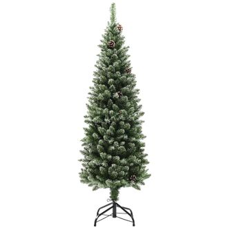 OEM &Aacute;rbol De Navidad Artificial 150 Cm Con 395 Ramas 30 Pi&ntilde;as Y Soporte De Metal &Aacute;rbol Navide&ntilde;o Para Sal&oacute;n Interior Verde