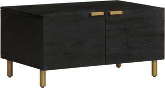 vidaXL Coffee Table Black 80x50x40 cm Engineered Wood Vidaxl