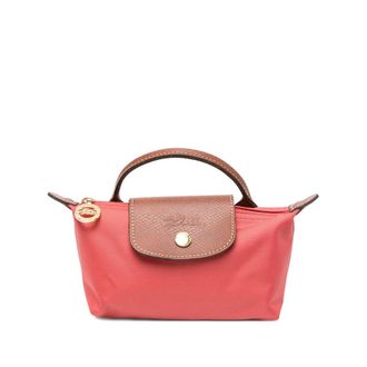 Longchamp Handbags, female, Red, Size: ONE SIZE Le Pliage Original Pouch with Handle