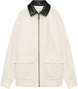 Anine Bing Holden Jacket - Dames - Zomerjassen - Wit - M - Katoen - Jassen
