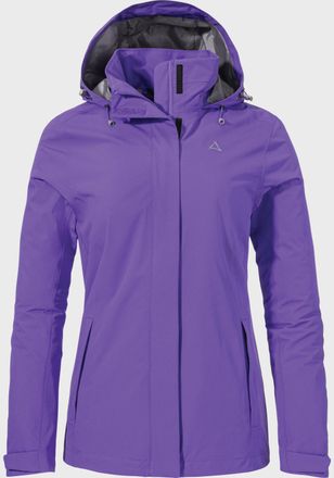 Sch&ouml;ffel Outdoorjacke SCH&Ouml;FFEL Jacket Gmund L, Damen, Gr. 36, lila (3805, lila), Oberstoff: Aussenseite: 100% Polyester; (Membran: Polyurethan); Futter Rumpf o