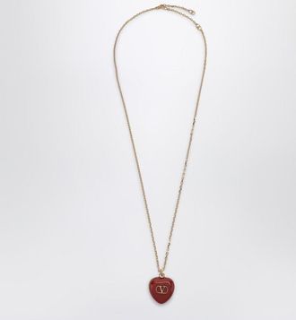 Valentino Garavani Coeur Royal Red Necklace