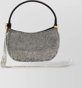 Magda Butrym beaded chain strap clutch bag