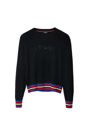 Desigual Dames Tricot in Zwart