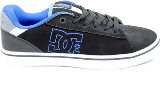 DC Su&egrave;de Veters Rubberen Zool Sneakers - Heren - Sneakers - Zwart - 44 EU - Su&egrave;de - Schoenen