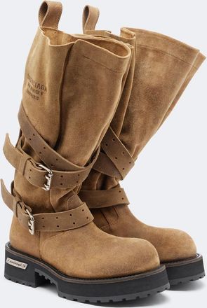Balenciaga Botas biker Venom de ante
