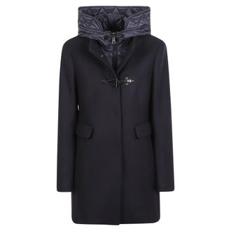 Fay Parka met capuchon - Dames - Mantels - Blauw - Maat: L