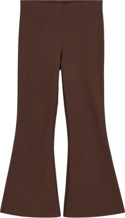 By Malene Birger Vilanna High-waist Broek - Dames - Wijde Broeken - Bruin - M - Polyester - Broeken