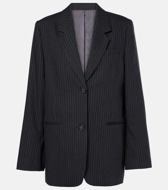 Toteme Pinstripe wool-blend blazer